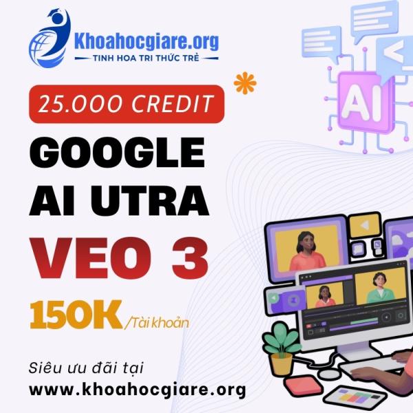 Tài khoản Google AI Ultra Veo 3 - Tạo video AI chuyên nghiệp