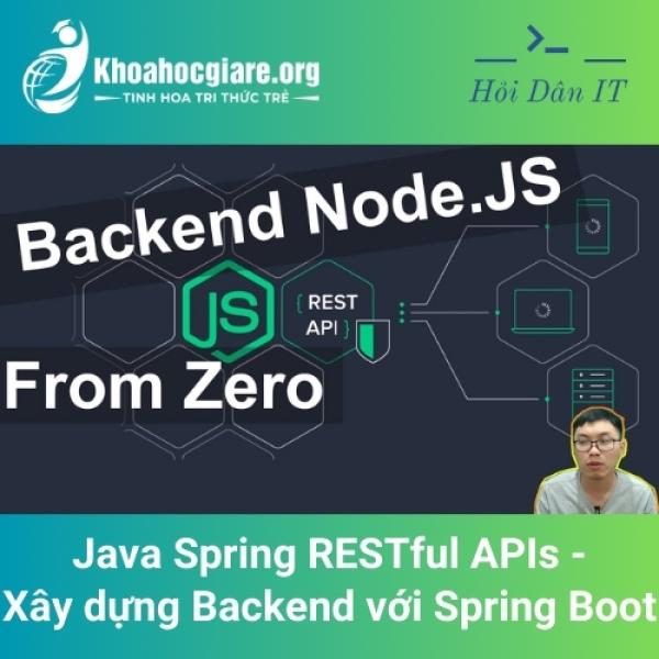 Backend RESTFul Server với Node.JS và Express (SQL/MongoDB) - Hoidanit