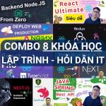 Combo full bộ 8 Khóa học Lập trình HoidanIT