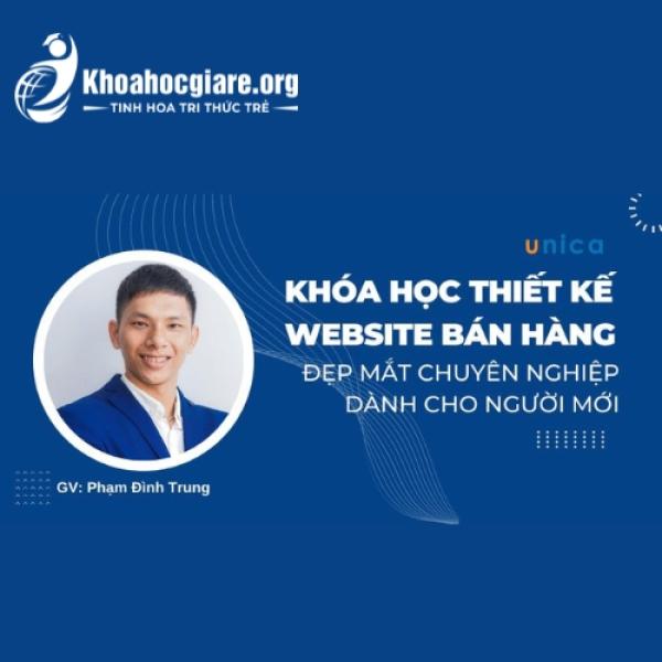 Thiết kế website bán hàng đẹp mắt dành cho người mới
