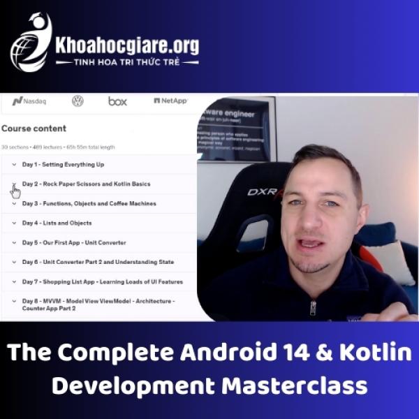 The Complete Android 14 & Kotlin Development Masterclass